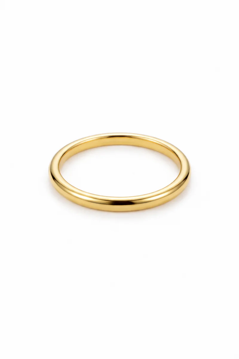 2mm Solid Gold Band