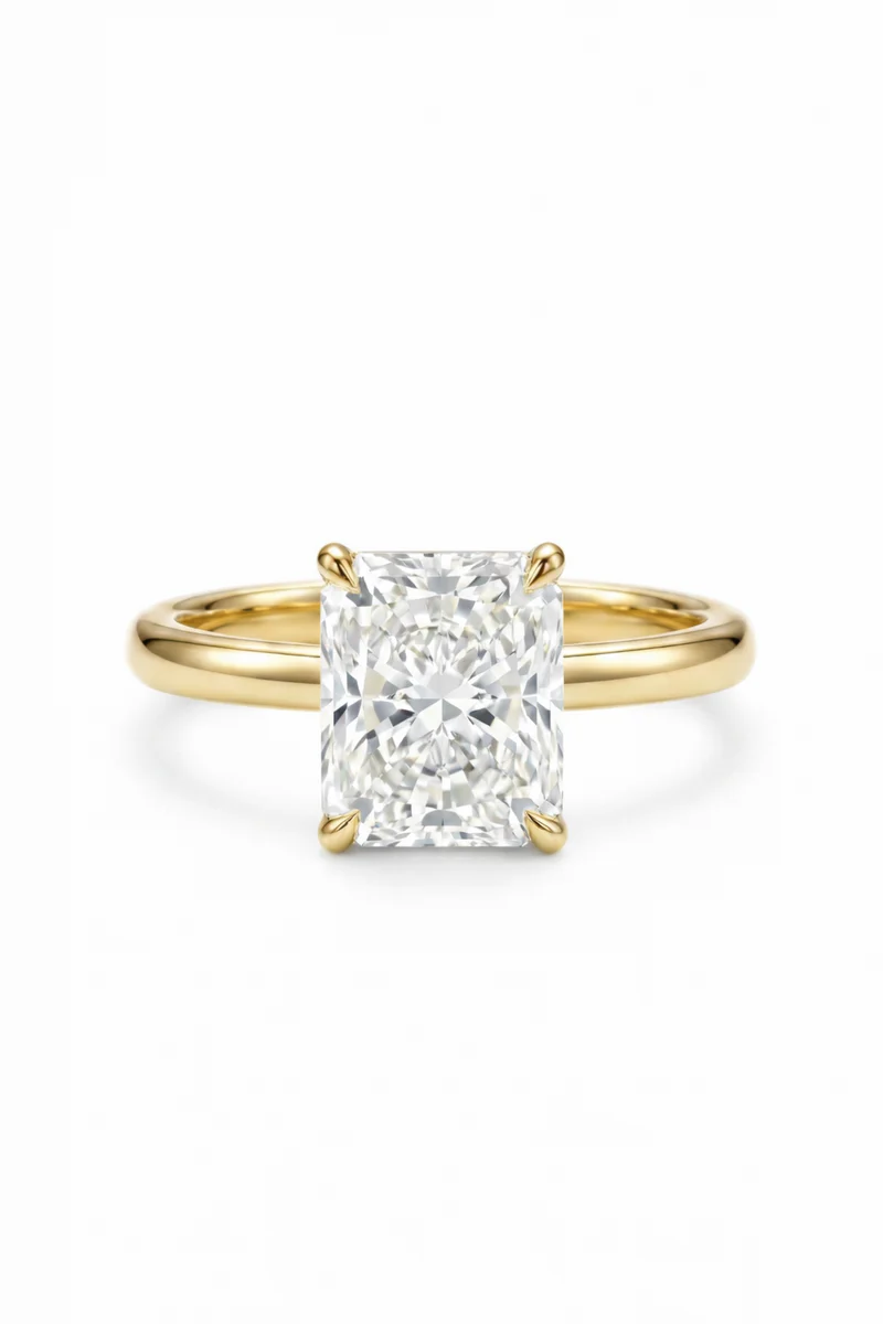 Hidden Halo Radiant Ring