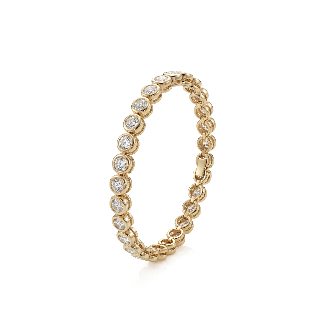 Gold bubble bracelet
