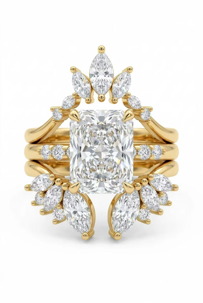 Radiant-Cut & Marquise Winged Suite